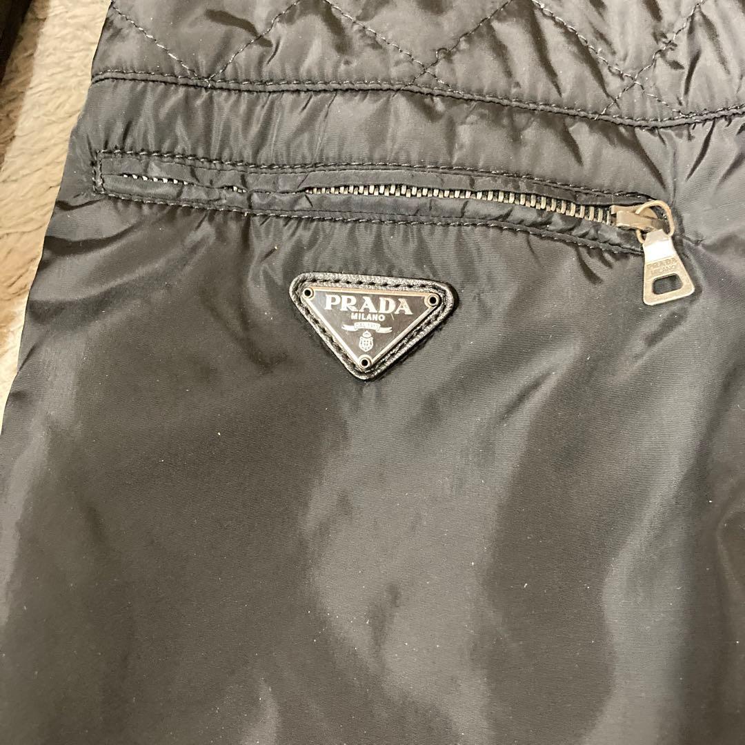 PRADA プラダ　ナイロンコート　ライナー付き　2way 38