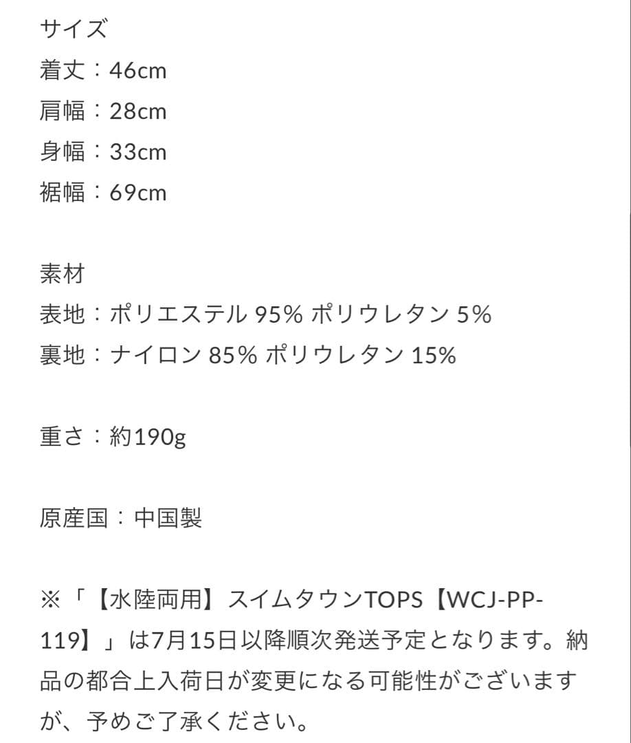水陸両用 WCJ スイムタウンTOPS ブラック