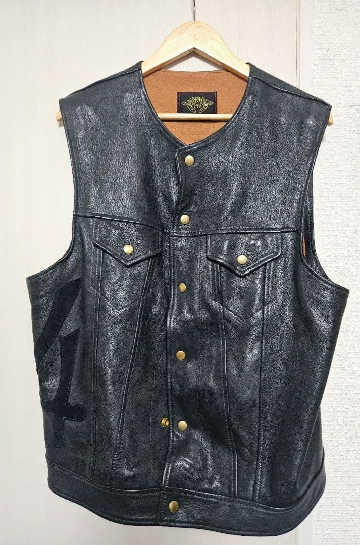 トムさん専用【値下げ】Four Speed 鹿革 レザー ベスト サイズ44