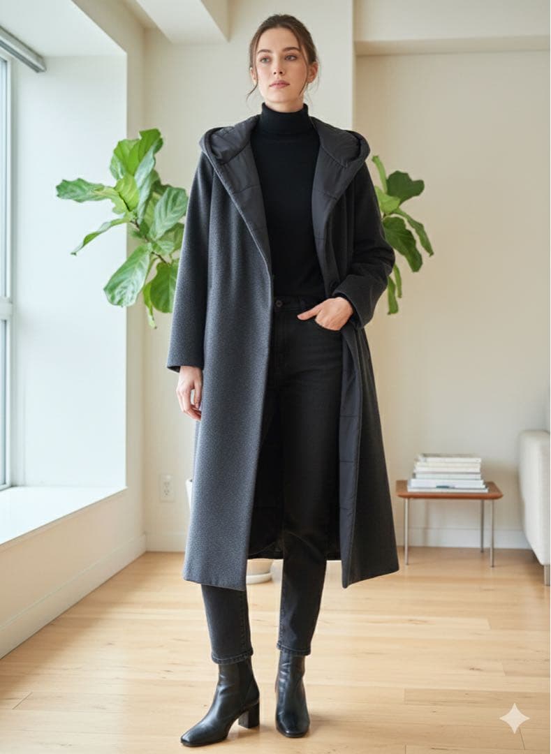 MaxMara WEEKEND フード付きロングコート