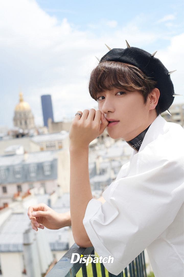 ラバーボーイ　ベレー帽　ブラック