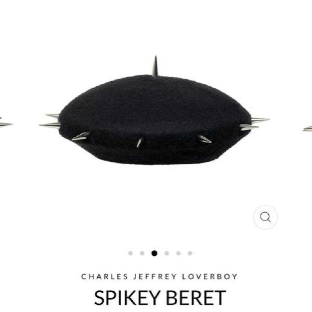 ラバーボーイ　ベレー帽　ブラック