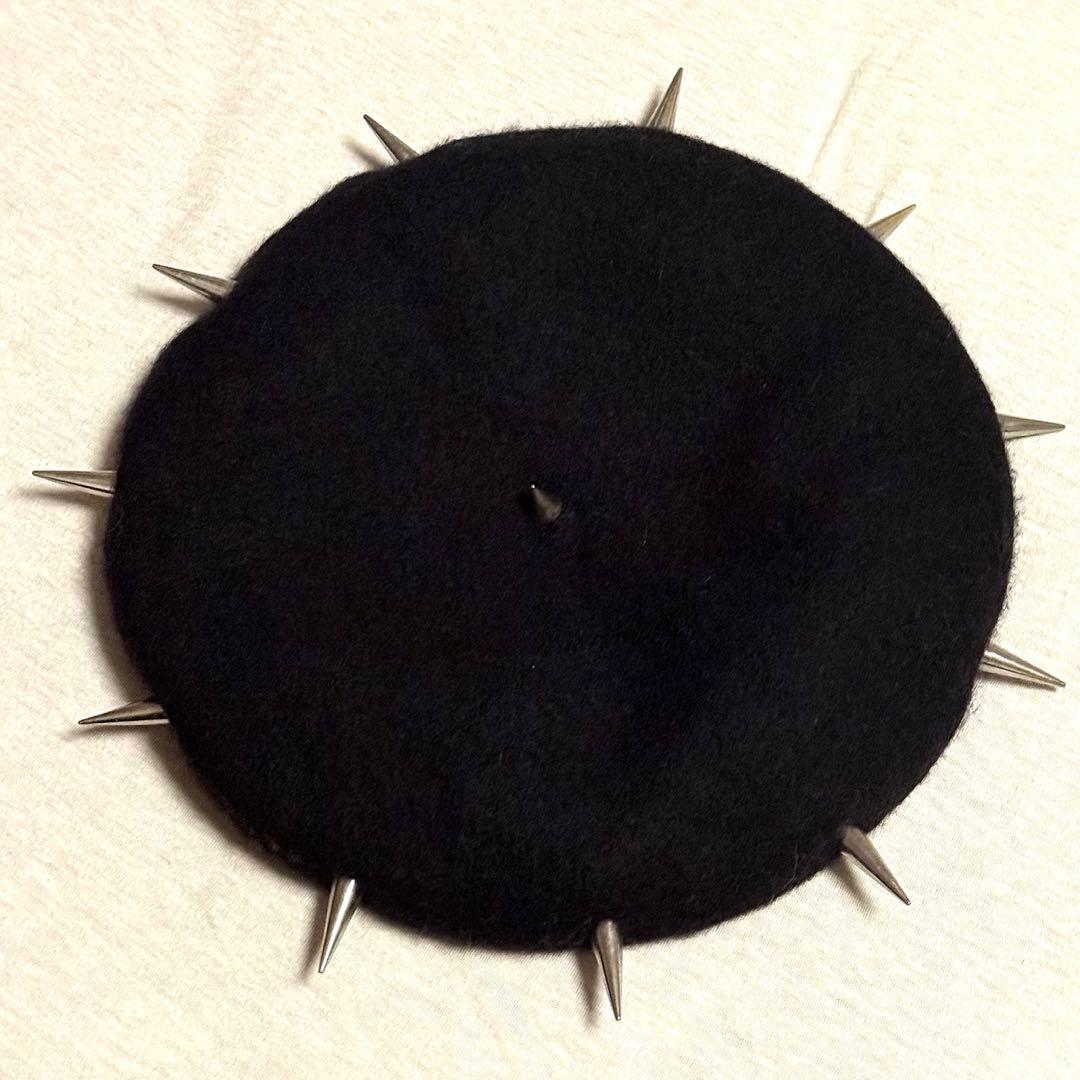 ラバーボーイ　ベレー帽　ブラック