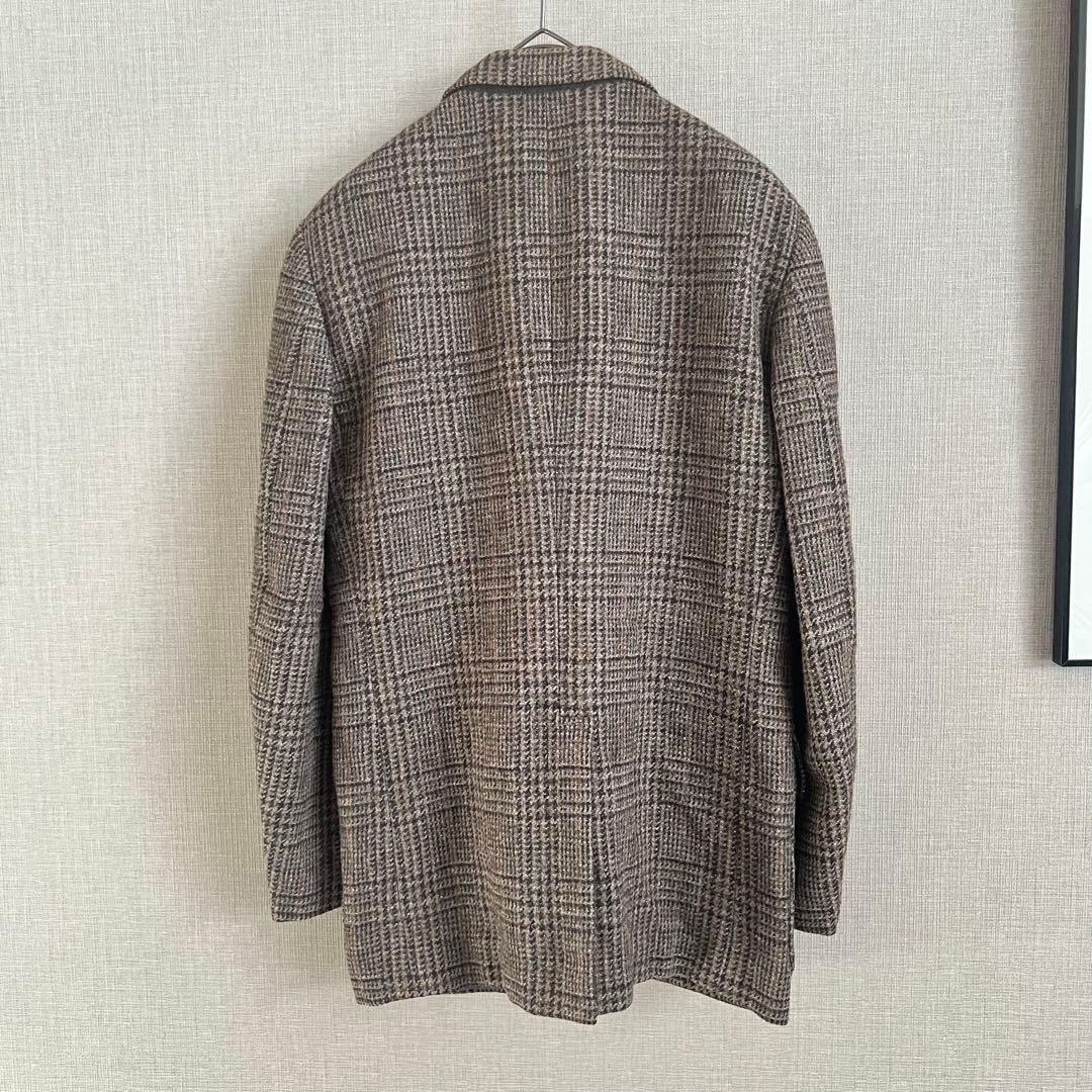 J.PRESS テーラードジャケットツイード チェック ブラウン 古着