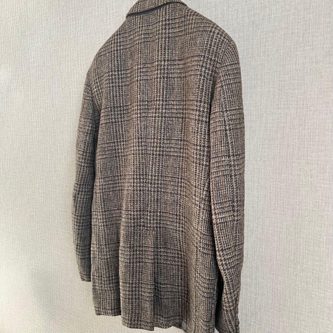 J.PRESS テーラードジャケットツイード チェック ブラウン 古着
