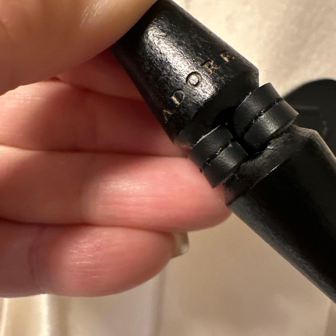 ADORE ソリッドウールリバーコート　ケープ風ダッフルコート ホワイト