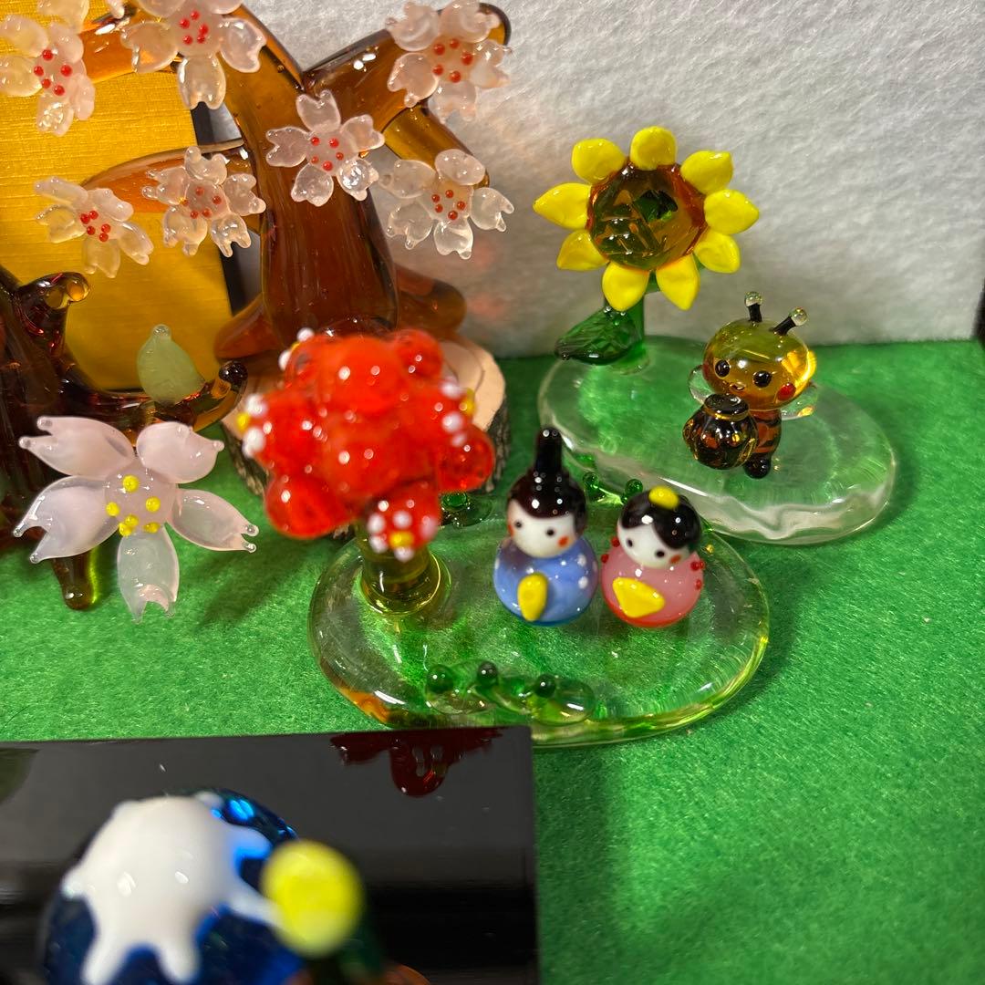 ★TM／TM★　ガラス細工　ミニチュア