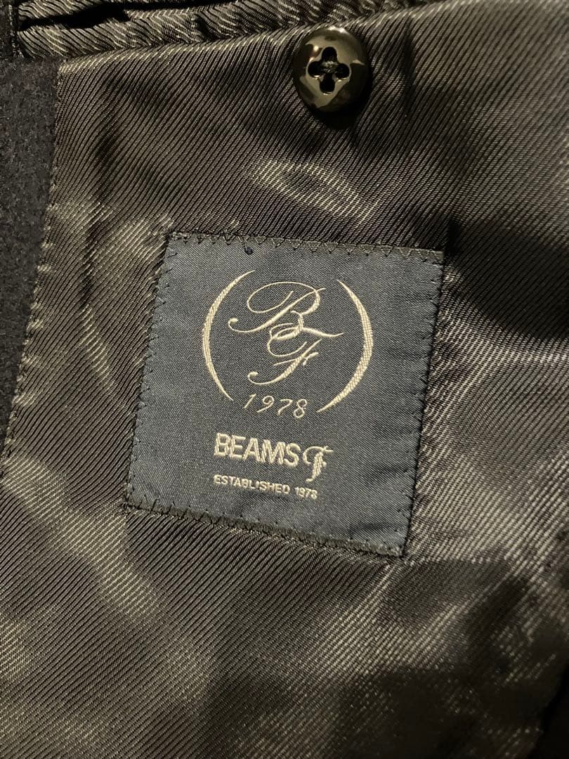 BEAMS F ネイビー テーラードジャケット 48 美品