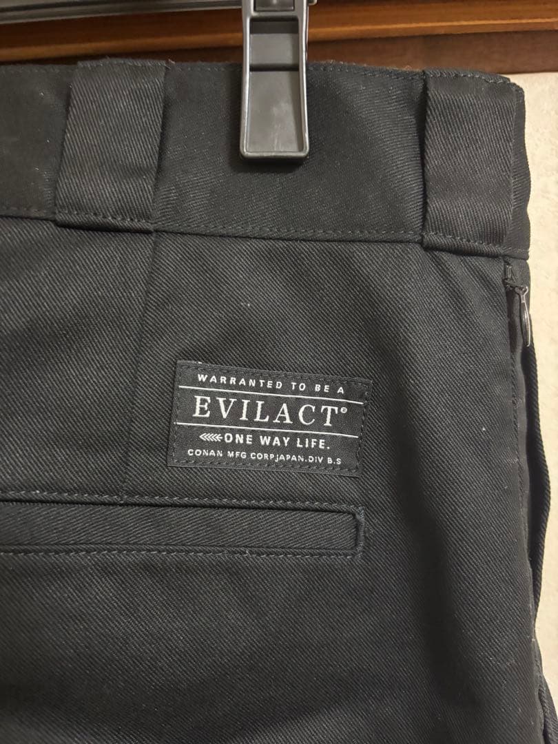 Dickies × Evilact 隠しポケット ダブルニーパンツ