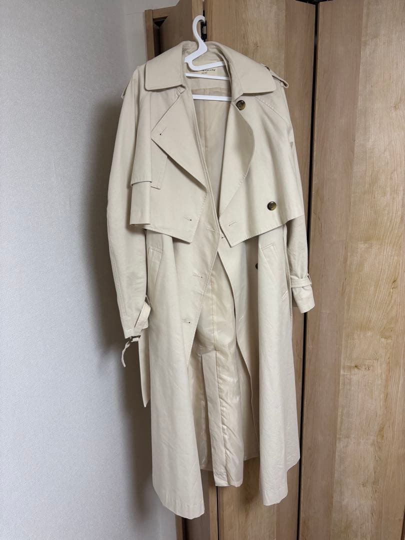 Acka 3way classic trench coat サイズ1アイボリー
