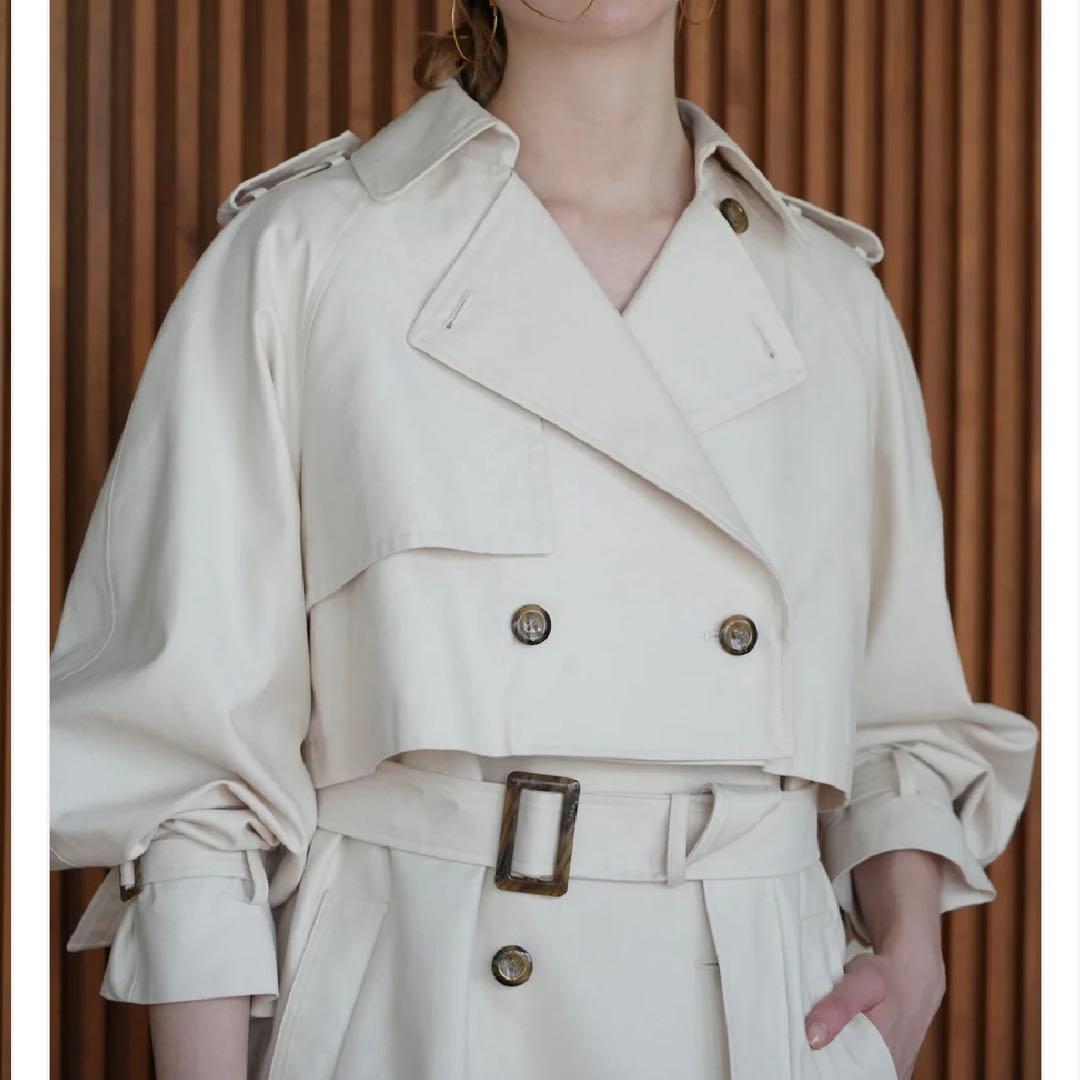 Acka 3way classic trench coat サイズ1アイボリー