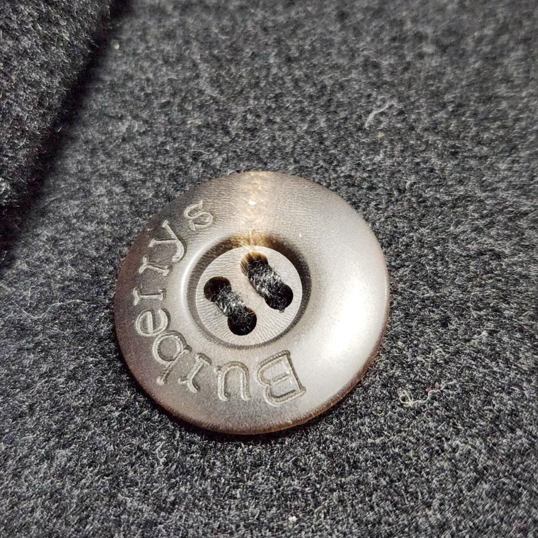 バーバリー カシミヤコート レディースM相当 バルカラー 金ラベル 高級ライン