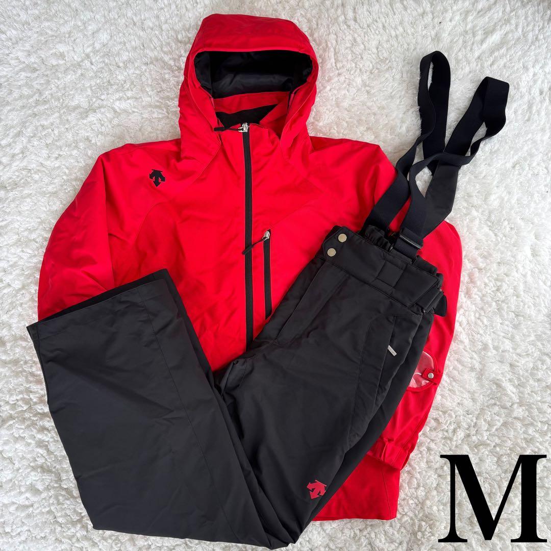 美品　デサント　スキーウェア上下セット　メンズ　M スノーボード　ヒートナビ