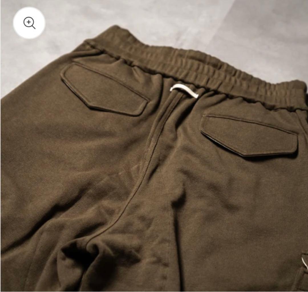 パンツ MAISON KINEMA Sweat cargo short pants