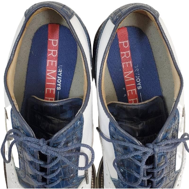 フットジョイ　ゴルフシューズ　プレミア　ターロウ　ドライジョイズ　バイカラー