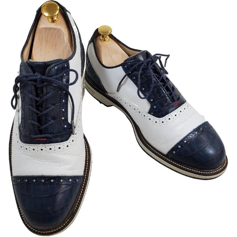 フットジョイ　ゴルフシューズ　プレミア　ターロウ　ドライジョイズ　バイカラー