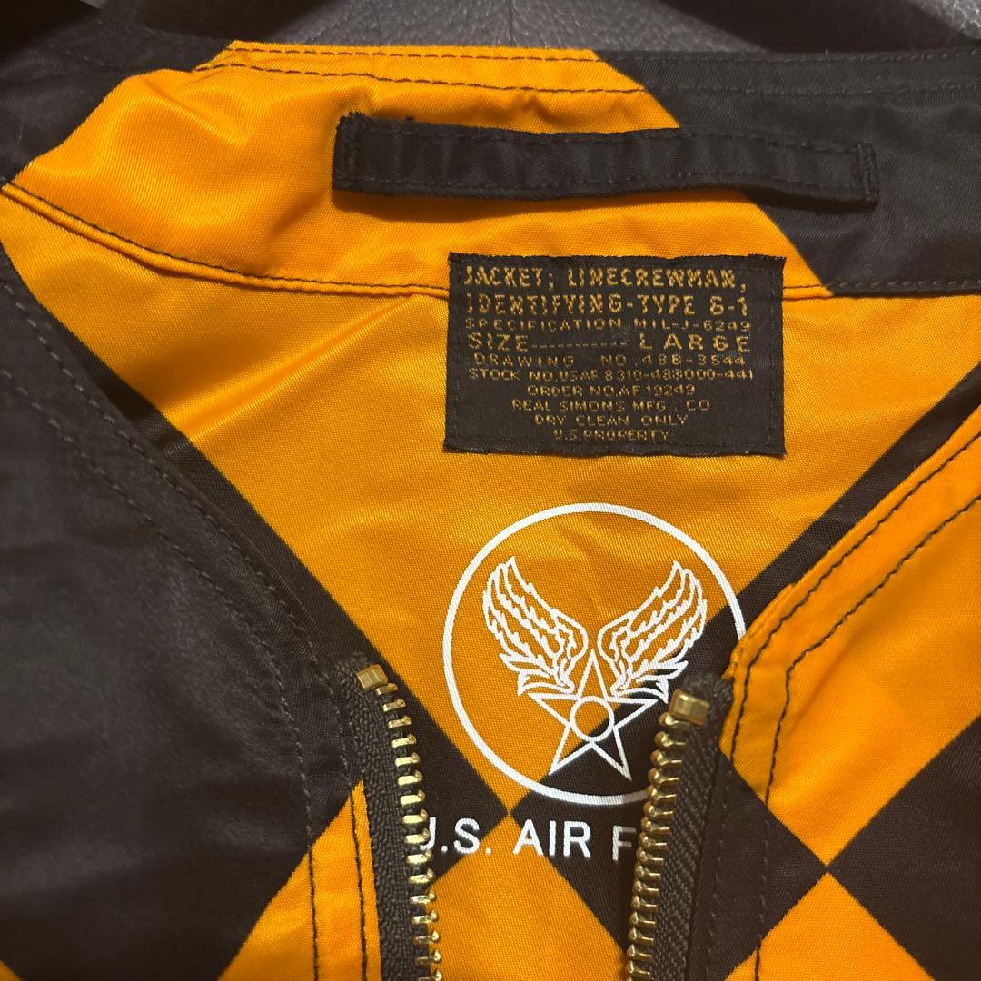 新品、未使用‼️50's復刻USAF G1ラインクルーマンジャケット Lサイズ