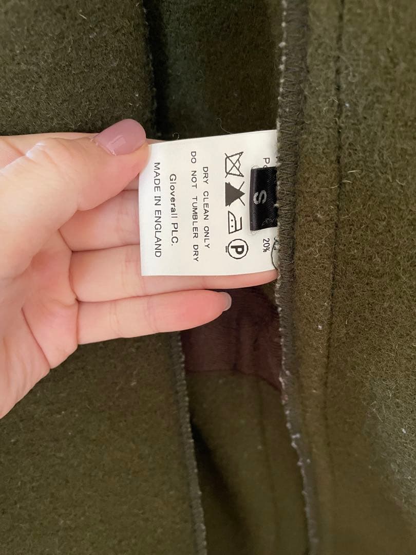 グローバーオール　ダッフルコート フード付き　gloverall