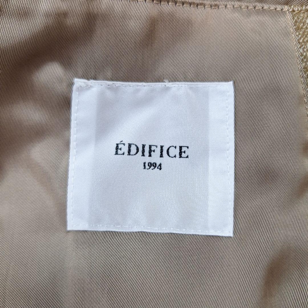 美品✨エディフィス　トラベルスーツ　ストレッチ　ブラウンカーキ　M