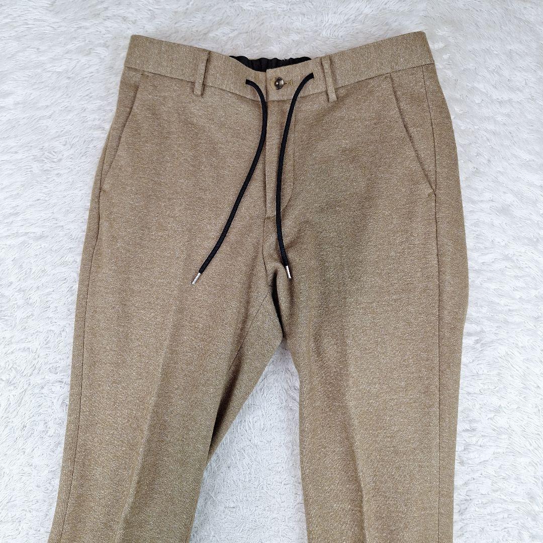 美品✨エディフィス　トラベルスーツ　ストレッチ　ブラウンカーキ　M