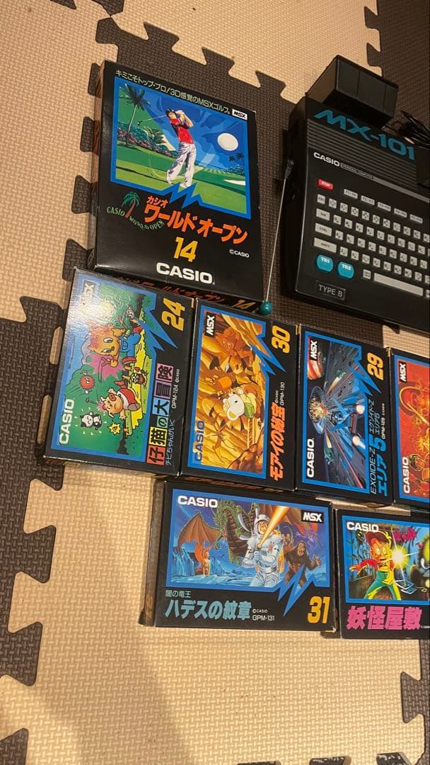 カシオ MSX MX-101 ゲームセット