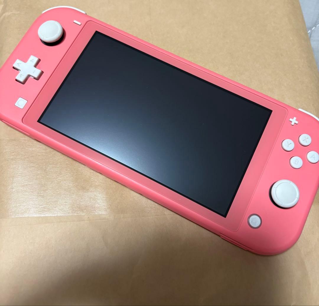 Nintendo switch lite コーラルピンク　美品　ニンテンドー