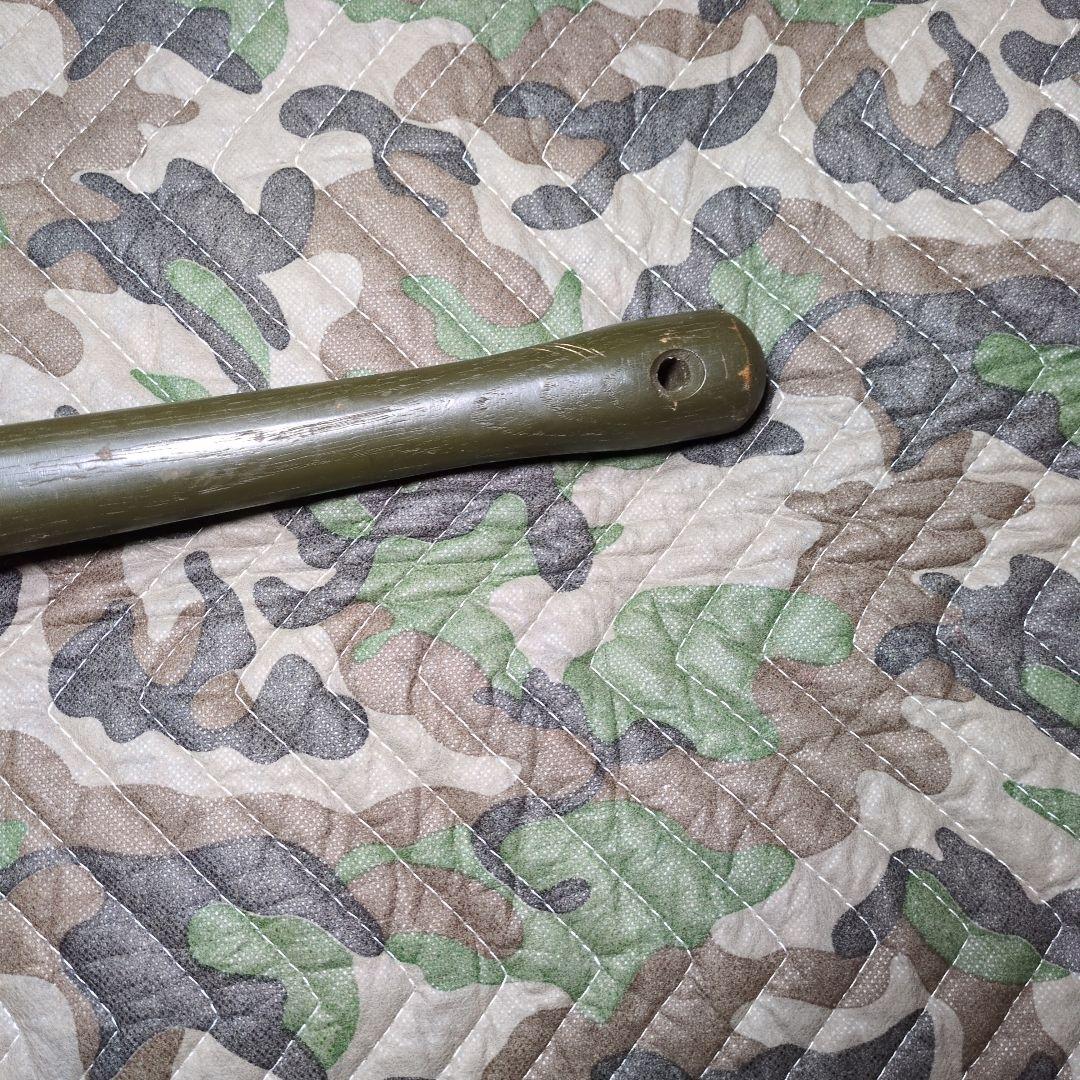 米軍　M56 エントレンチングツール キャンバスケースとスコップ(ツルハシ付き)