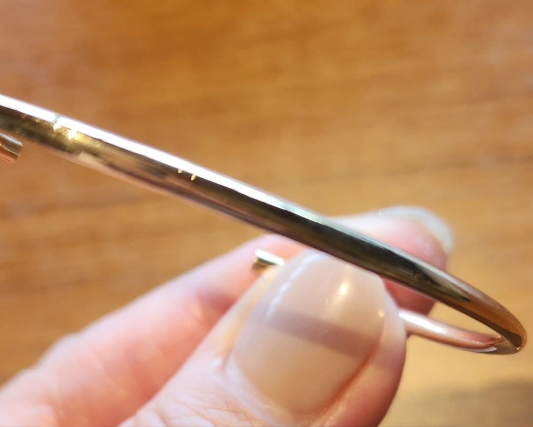 Lilas 2.5パイプC型バングル K10 スピック&スパン 美品 匿名