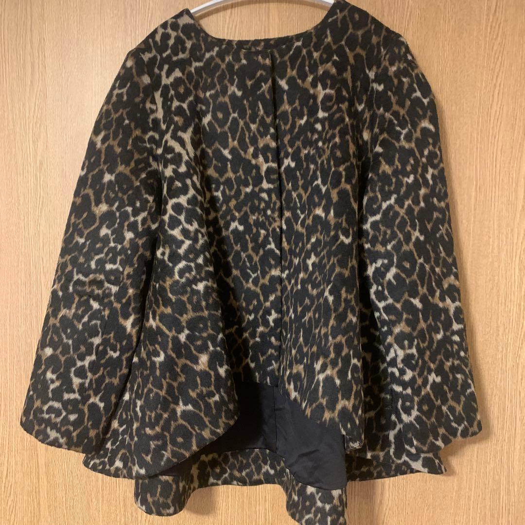 新品未使用 JENNE ジェンヌ BB.レオパード柄ショートコート L