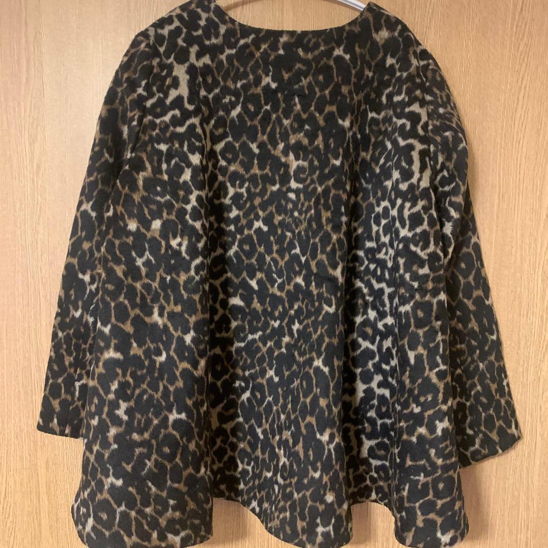 新品未使用 JENNE ジェンヌ BB.レオパード柄ショートコート L