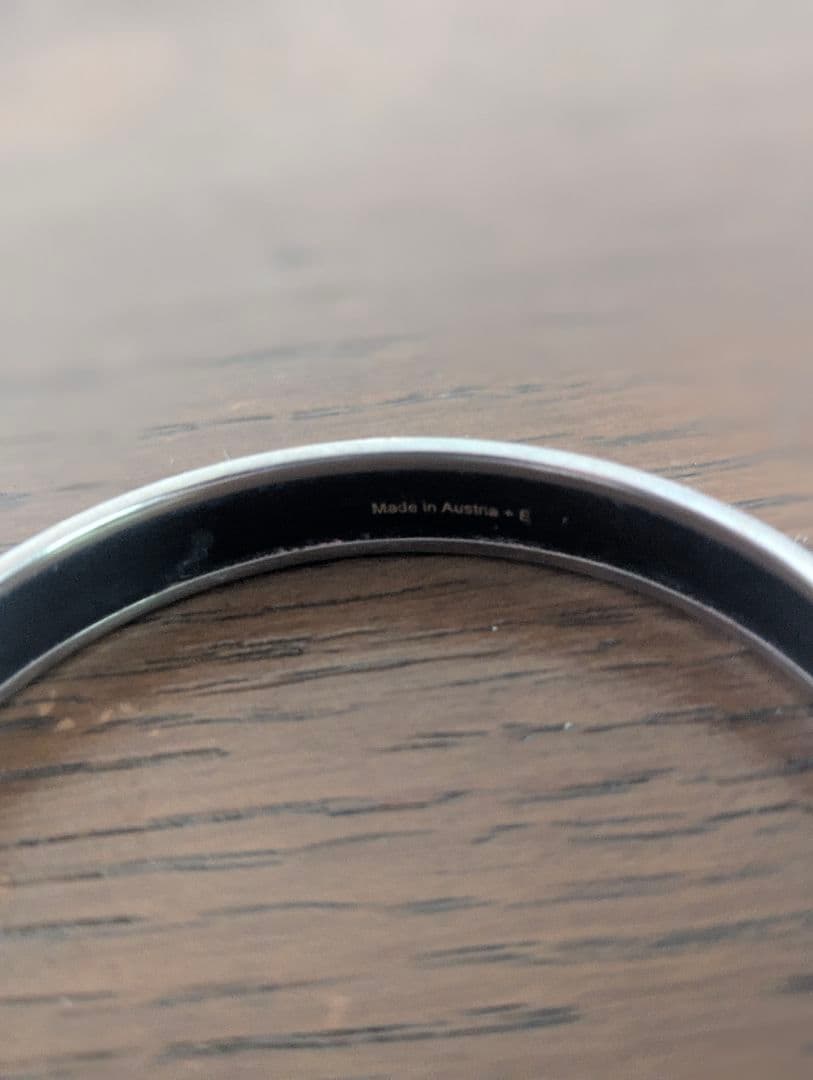 HERMES ホワイトグリーン バングル