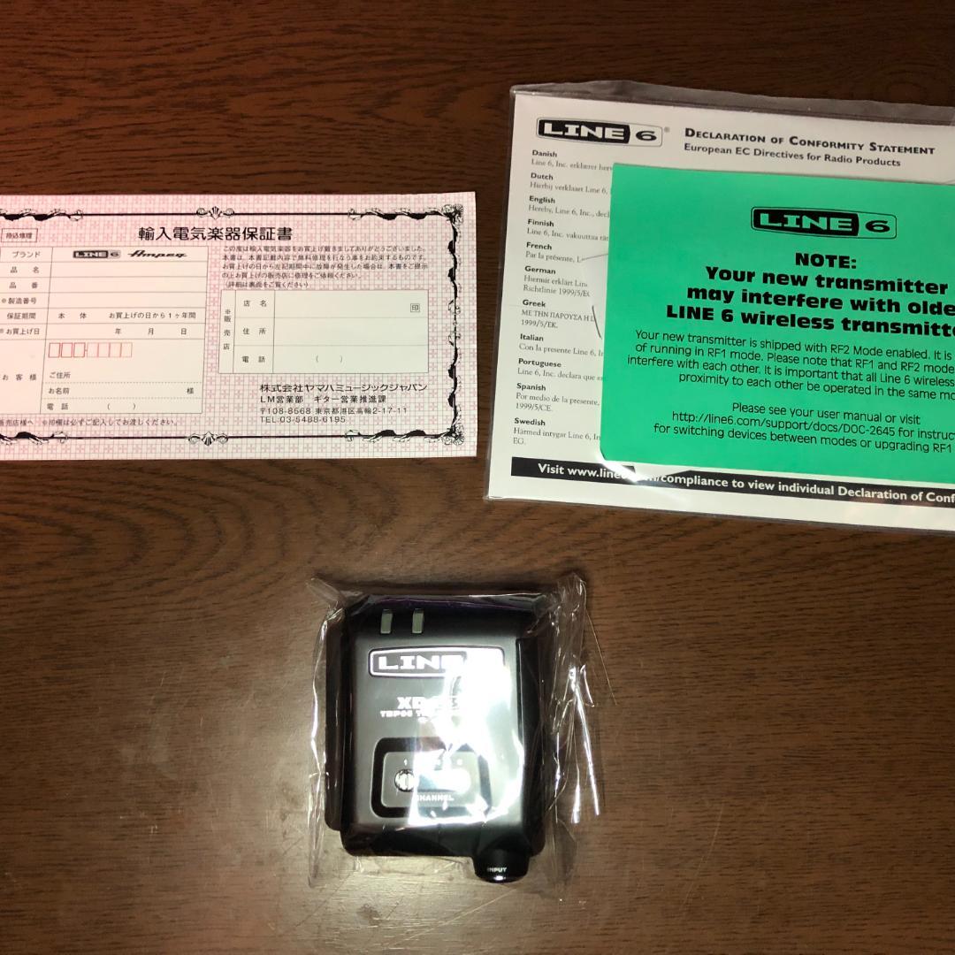 t*z様 LINE 6 XD-V35ワイヤレスマイクシステム+ヘッドセット、ラベ