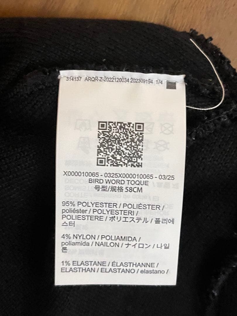 国内正規品☆Bird Word Toque バードワードトーク 24K ブラック