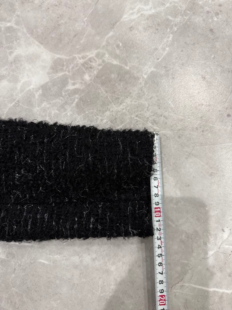 ADORE 上品ツイードジャケット 38 フォーマル 卒業式 入園式　ブラック系