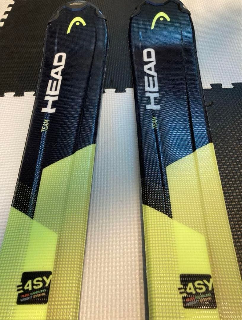 【HEAD】スキー板127 ポール105cm セット 保護ワックス