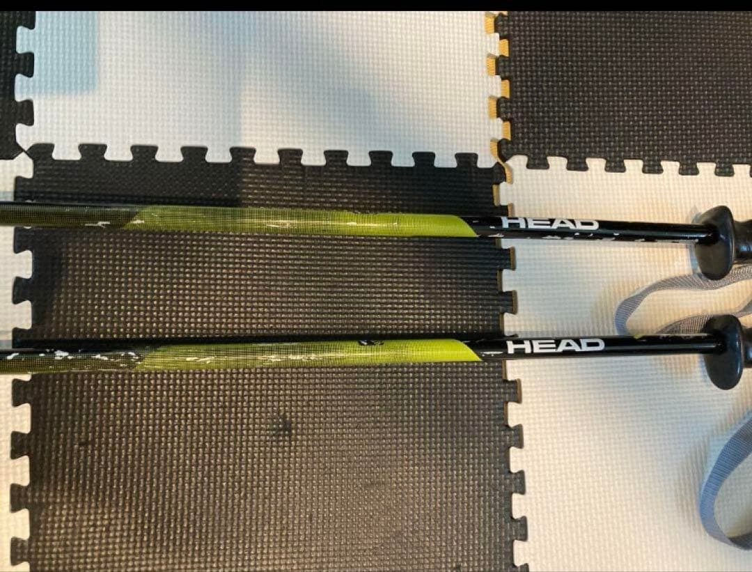 【HEAD】スキー板127 ポール105cm セット 保護ワックス