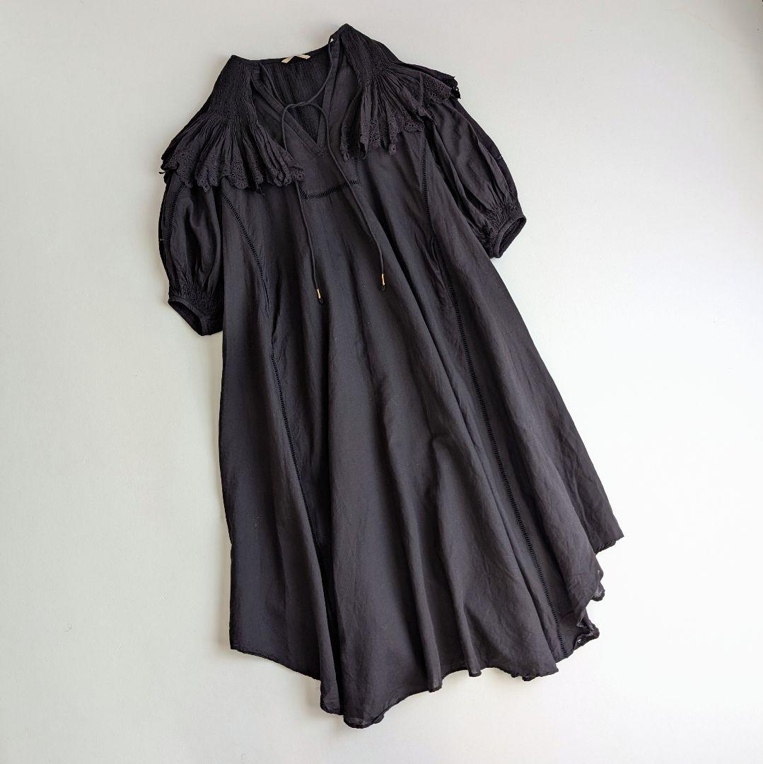 Curensology ハンドスモッキングワンピース カレンソロジー リネン