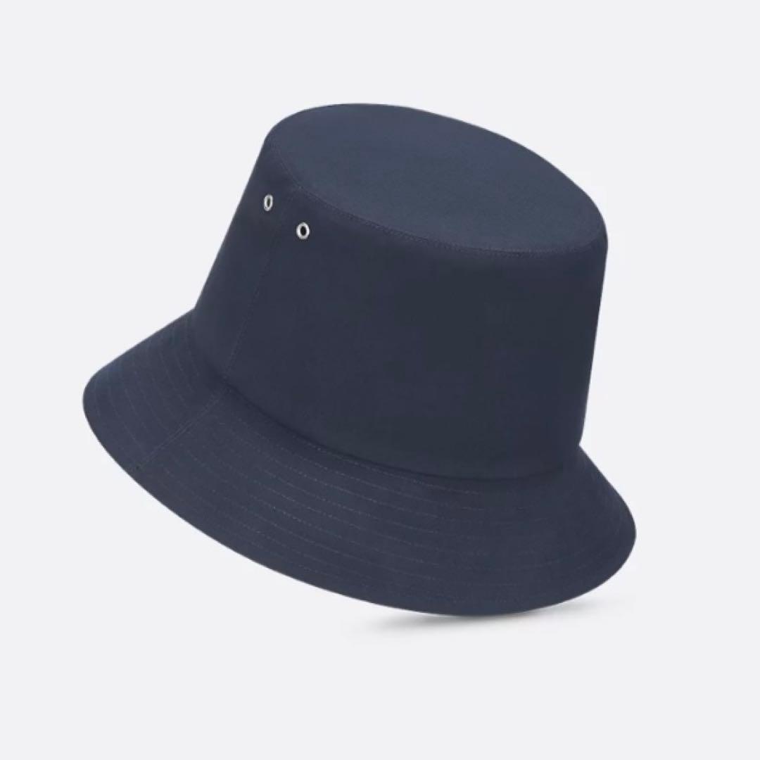 【新品・未使用】Dior Teddy-D ボブハット　バケハ　帽子　ネイビー