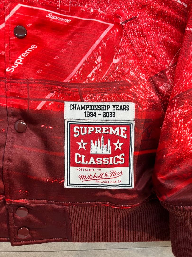 Supreme mitchell&ness スタジアムジャケット　Lサイズ