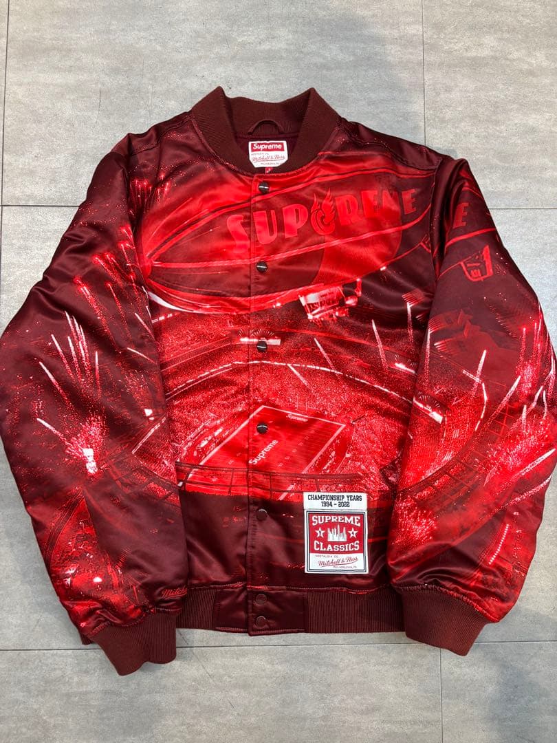 Supreme mitchell&ness スタジアムジャケット　Lサイズ