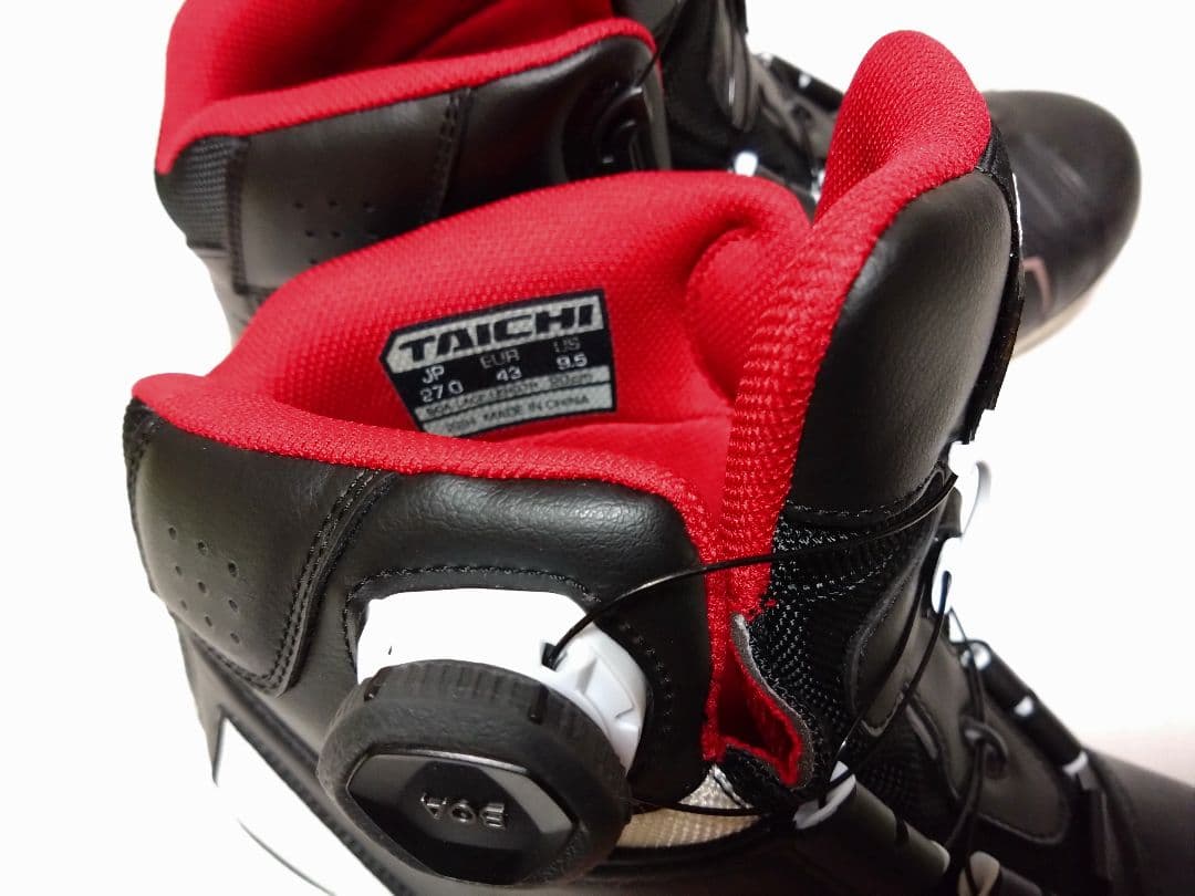 美品 RSタイチ アールエスタイチ RSS006 BOA バイクシューズ 27