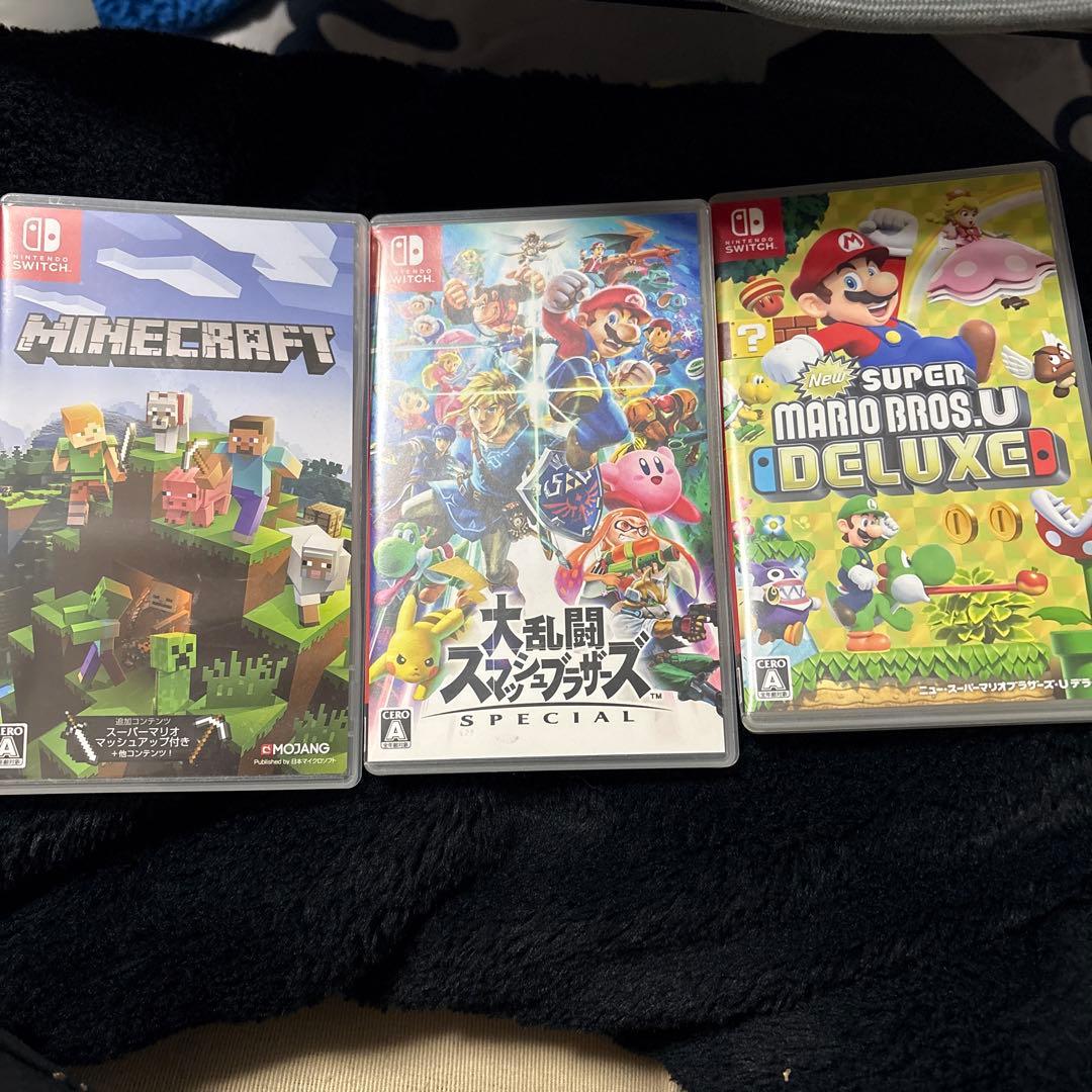 Minecraft・スマブラ・マリオ3本セット