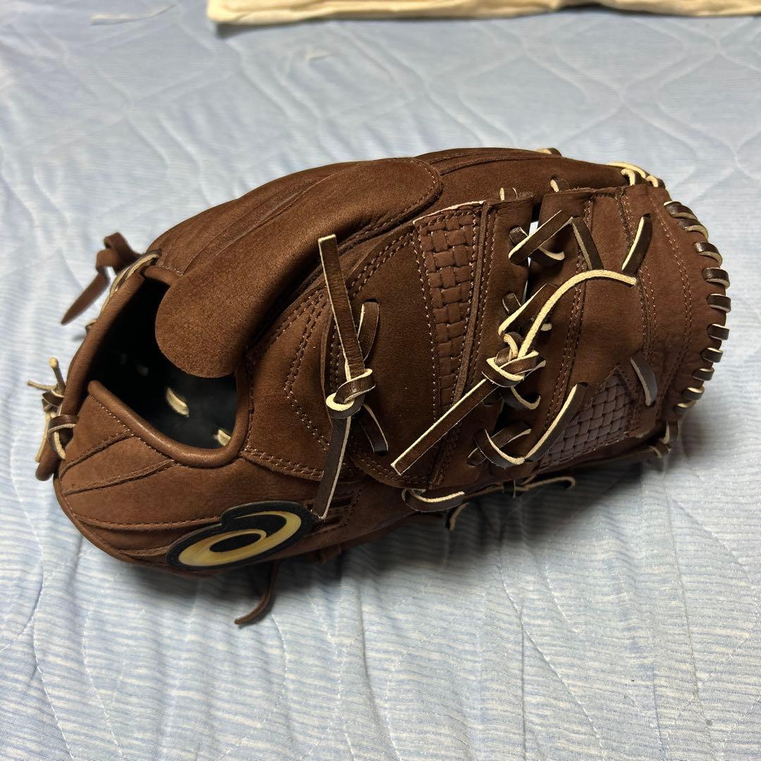 アシックス　ゴールドステージ　ヌバック　グローブ