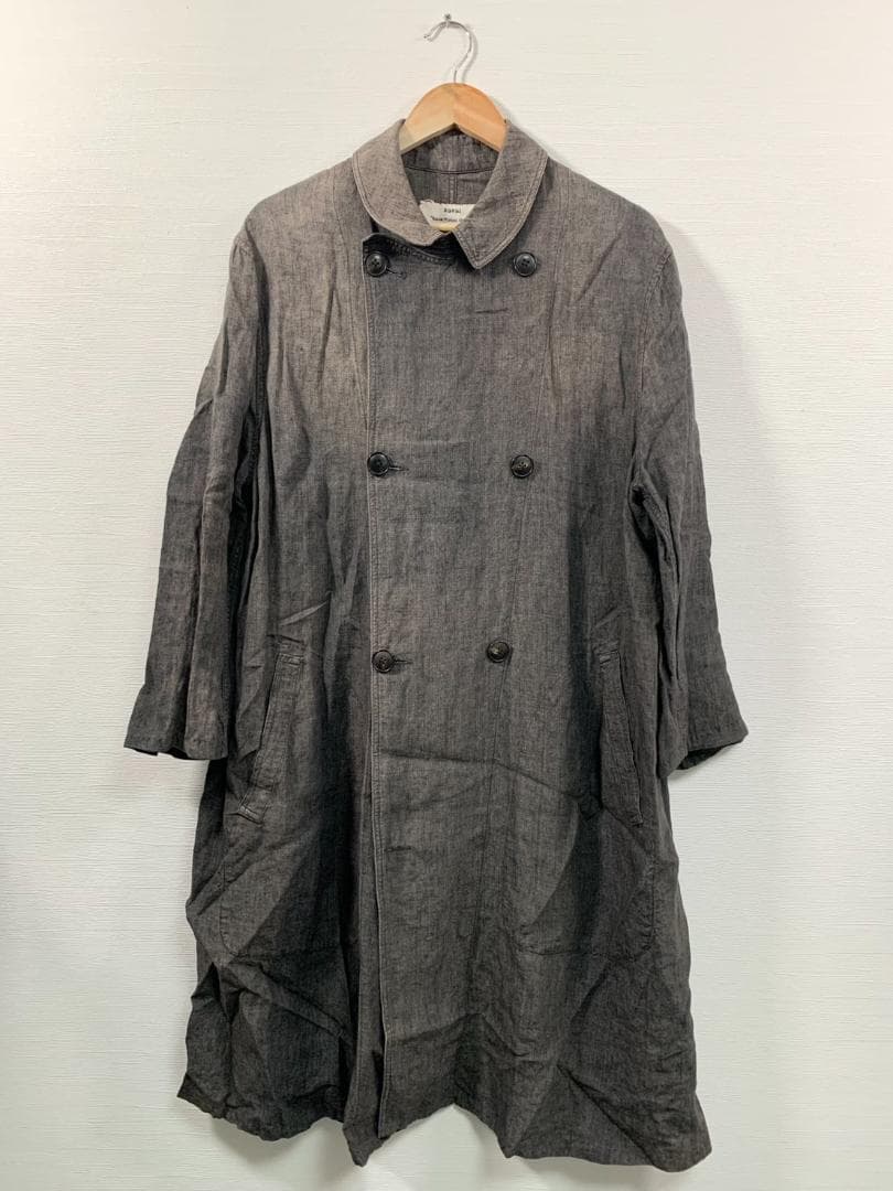 [kaval] LINEN PAINTER COAT むら染め ペインターコート
