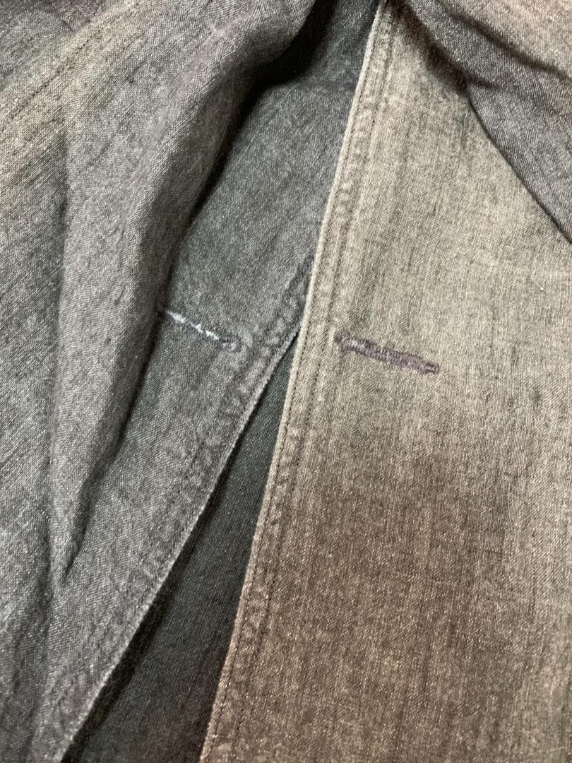 [kaval] LINEN PAINTER COAT むら染め ペインターコート