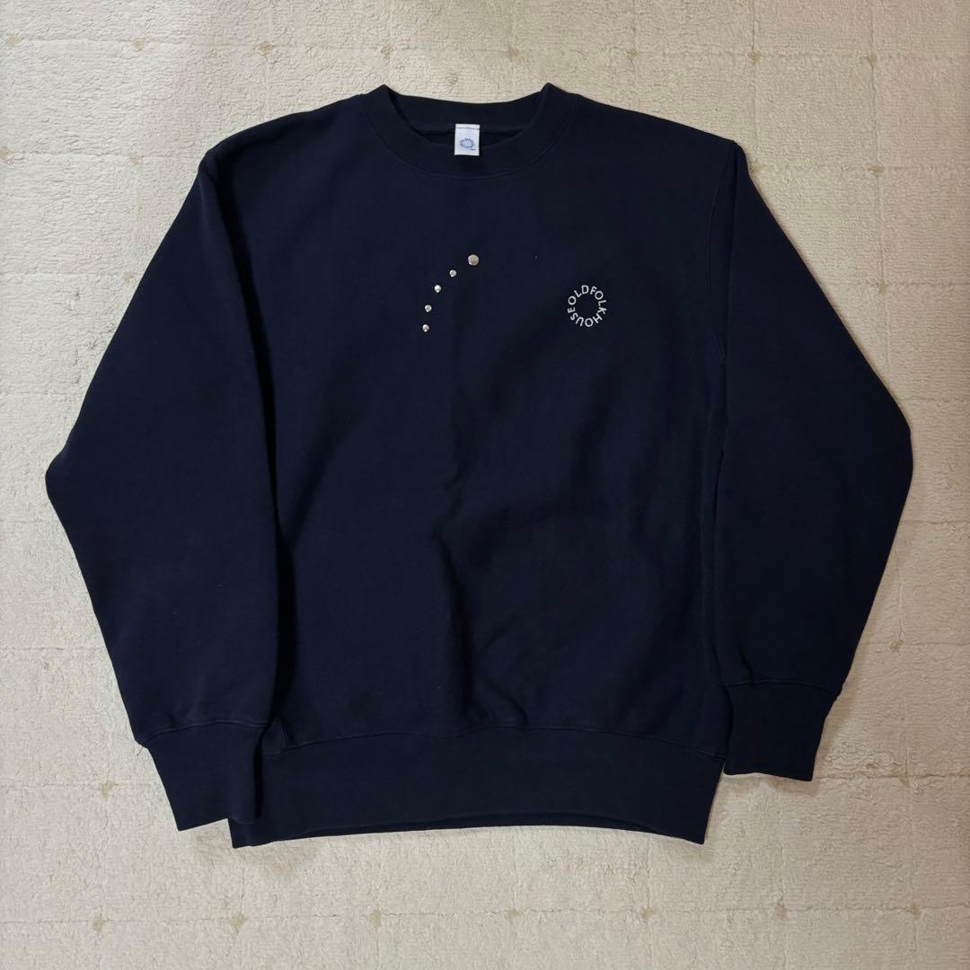 old folk house スウェット ネイビー　2