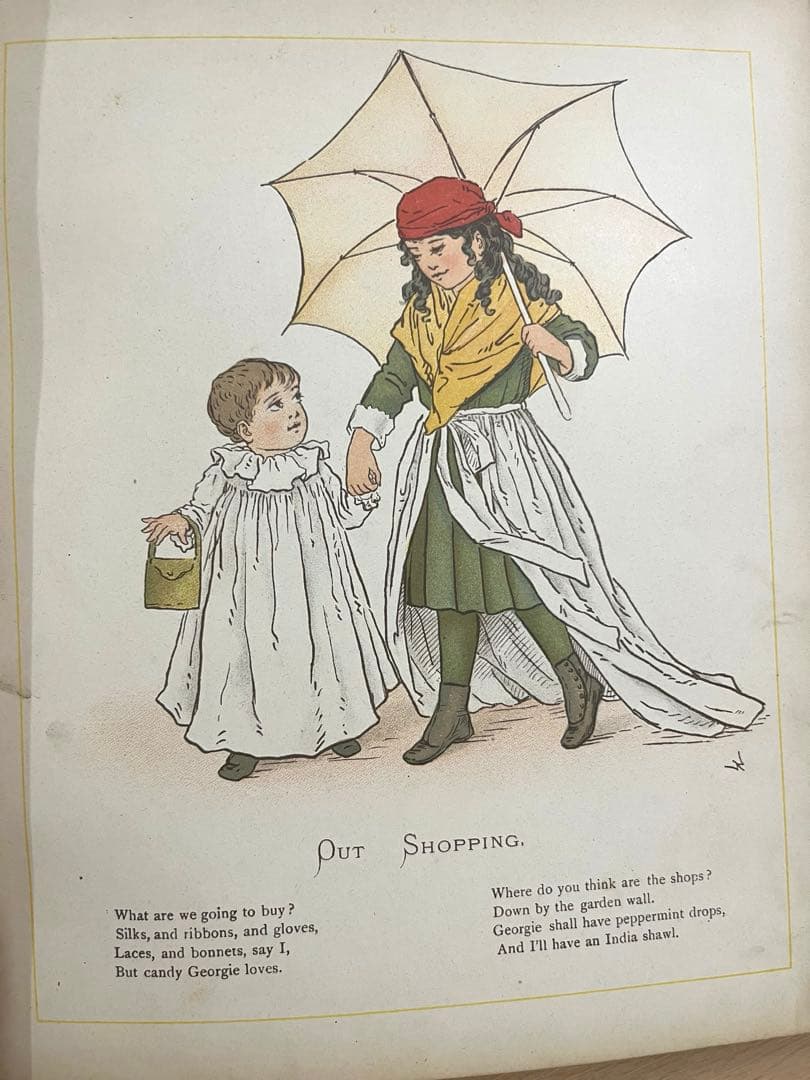 N o.383 希少 アンティーク 洋書 絵本 ビクトリアン 児童書 童謡