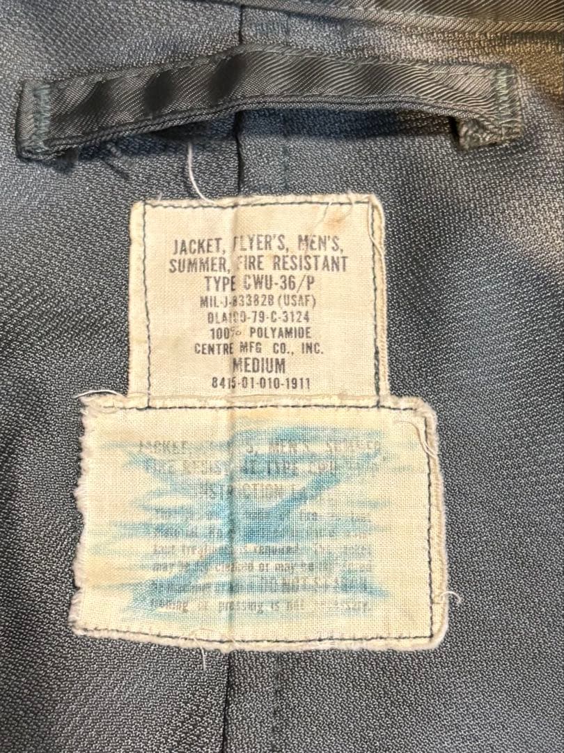 S*9様 70s 米軍実物 CWU-36/Ｐ 初期型 1979 ノーメックス U