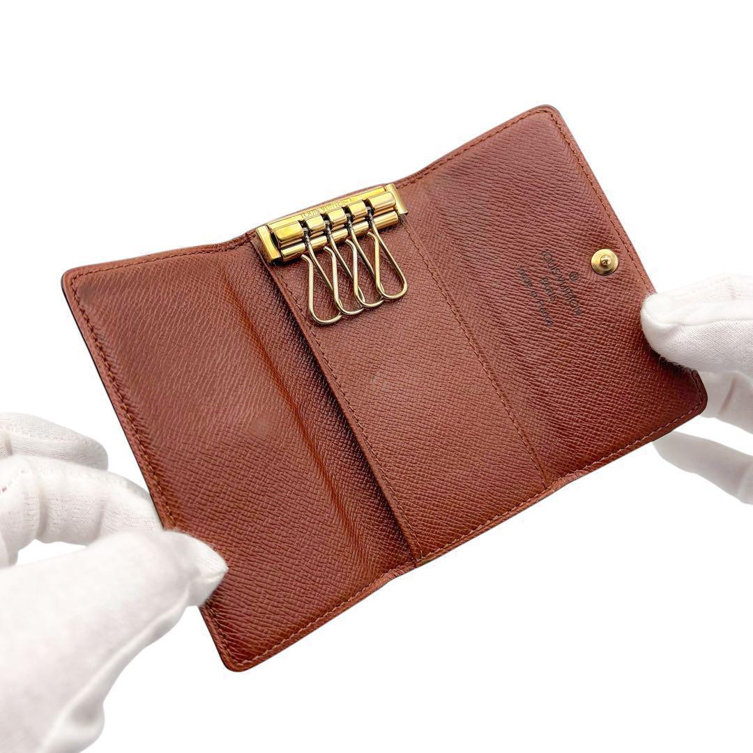 値下げ 221 美品 4連 キーケース モノグラム ルイヴィトン ミュルティクレ