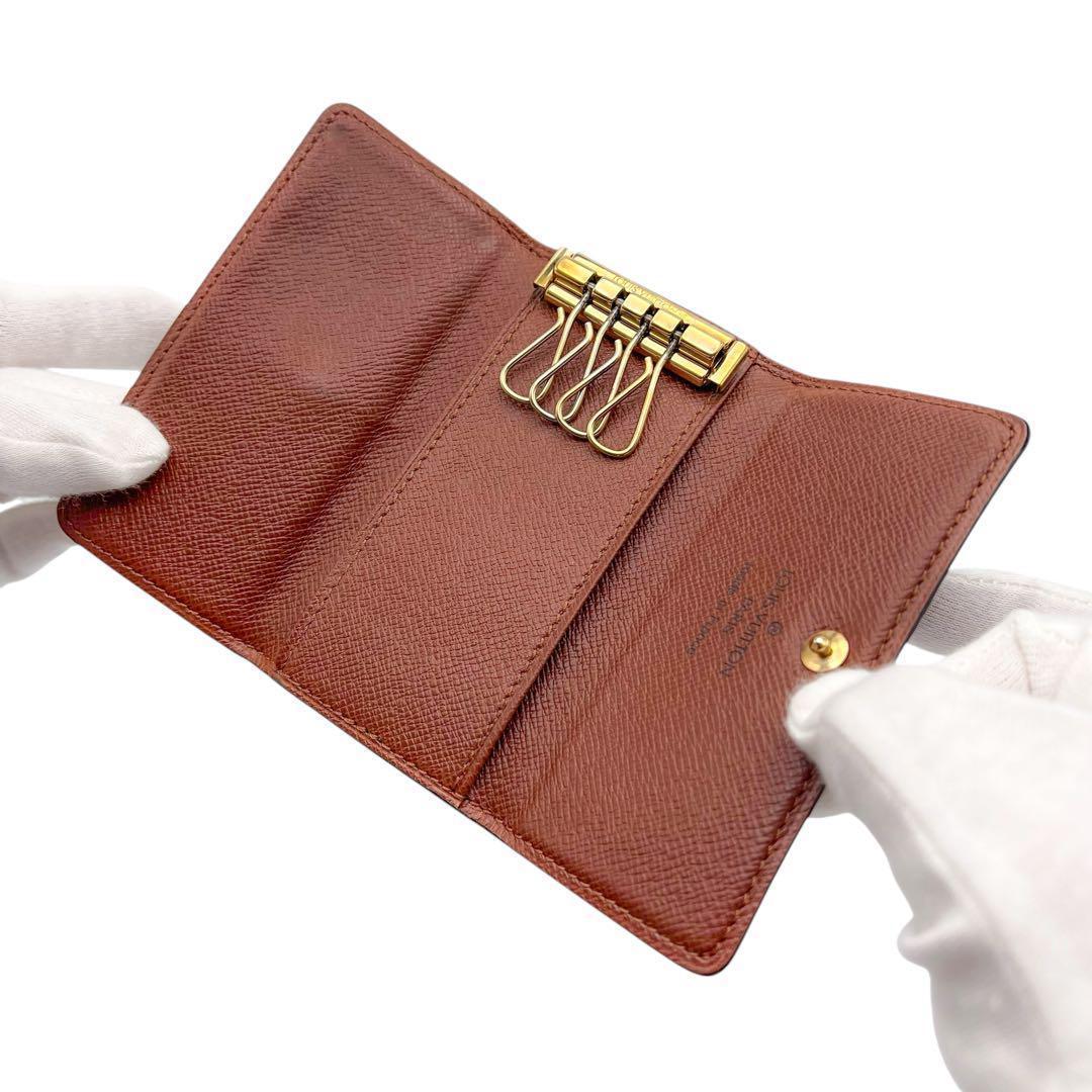 値下げ 221 美品 4連 キーケース モノグラム ルイヴィトン ミュルティクレ